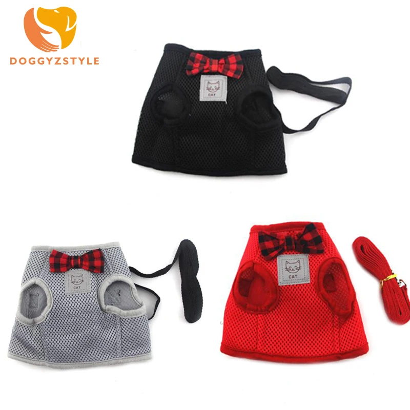 Summer Breathable Mesh Pet Dog Bow Tie Harness Vest Chest Leash Set For Dogs Chihuahua Outdoor Pets Accessories DOGGYZSTYLE
Summer Breathable Mesh Pet Dog Bow Tie Harness Vest Chest Leash Set For Dogs Chihuahua Outdoor Pets Accessories DOGGYZSTYLE
