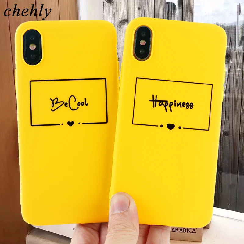 Happing Word Phone Case for iPhone X XR XS Max 8 7 6 S Plus Be Cool Cases Soft Silicone Protect Mobilephone Accessories Covers
Happing Word Phone Case for iPhone X XR XS Max 8 7 6 S Plus Be Cool Cases Soft Silicone Protect Mobilephone Accessories Covers