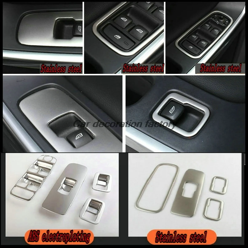 Car styling The car door inside the armrest button decorative cover for Volvo XC60 S60 V60 4pieces/lot
Car styling The car door inside the armrest button decorative cover for Volvo XC60 S60 V60 4pieces/lot