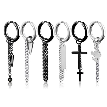 New Arrival Stainless Steel Stud Earrings Cross Star Scorpion Tassel For Women Men Fashion Hip Hop Ear Jewelry Gifts
New Arrival Stainless Steel Stud Earrings Cross Star Scorpion Tassel For Women Men Fashion Hip Hop Ear Jewelry Gifts