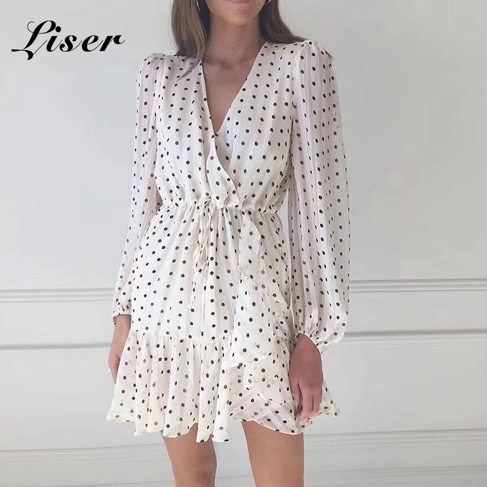 Liser 2018 New Summer Women Dress V Neck Dot Dress Sexy Bodycon Elegant Dress Celebrity Party White Dresses Vestidos Wholesale
Liser 2018 New Summer Women Dress V Neck Dot Dress Sexy Bodycon Elegant Dress Celebrity Party White Dresses Vestidos Wholesale