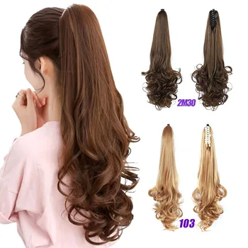 MEIFAN Synthetic Curly Wave Claw on Ponytail Hair Extension Fake Ponytail With Hairpins for Women Black Brown Hairpieces
MEIFAN Synthetic Curly Wave Claw on Ponytail Hair Extension Fake Ponytail With Hairpins for Women Black Brown Hairpieces