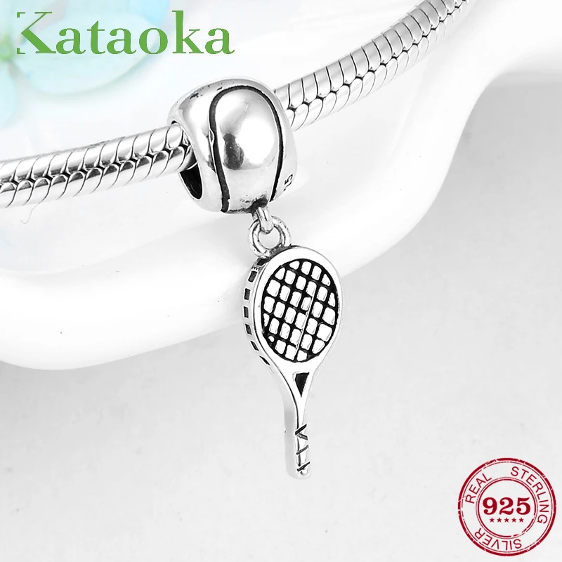 High quality 925 Sterling Silver Tennis racket pendants beads fit Original Charms Pandora Bracelet Jewelry making
High quality 925 Sterling Silver Tennis racket pendants beads fit Original Charms Pandora Bracelet Jewelry making