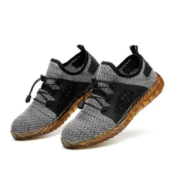 Men Chic Work Shoes Breathable Puncture Proof Labor Insurance Sneakers for Summer SMN88
Men Chic Work Shoes Breathable Puncture Proof Labor Insurance Sneakers for Summer SMN88