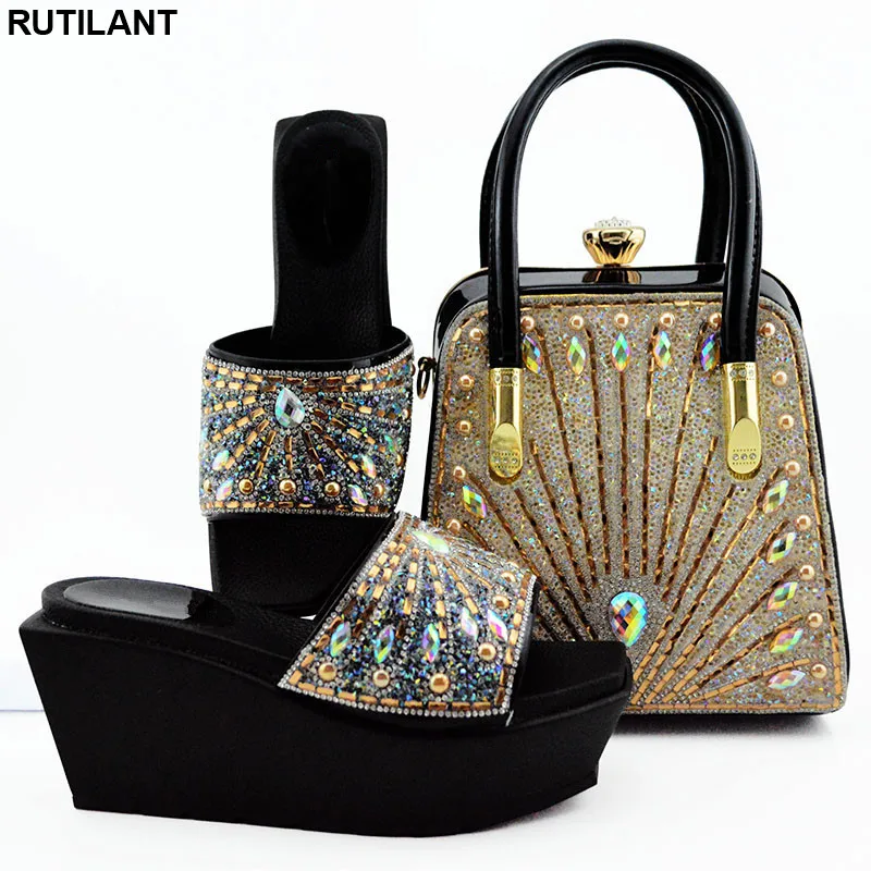 New Rhinestone Women Wedding Shoes and Bag Set High Heels Women Party Shoes Slip on Shoes for Women Plus Size Shoes Women Heel
New Rhinestone Women Wedding Shoes and Bag Set High Heels Women Party Shoes Slip on Shoes for Women Plus Size Shoes Women Heel