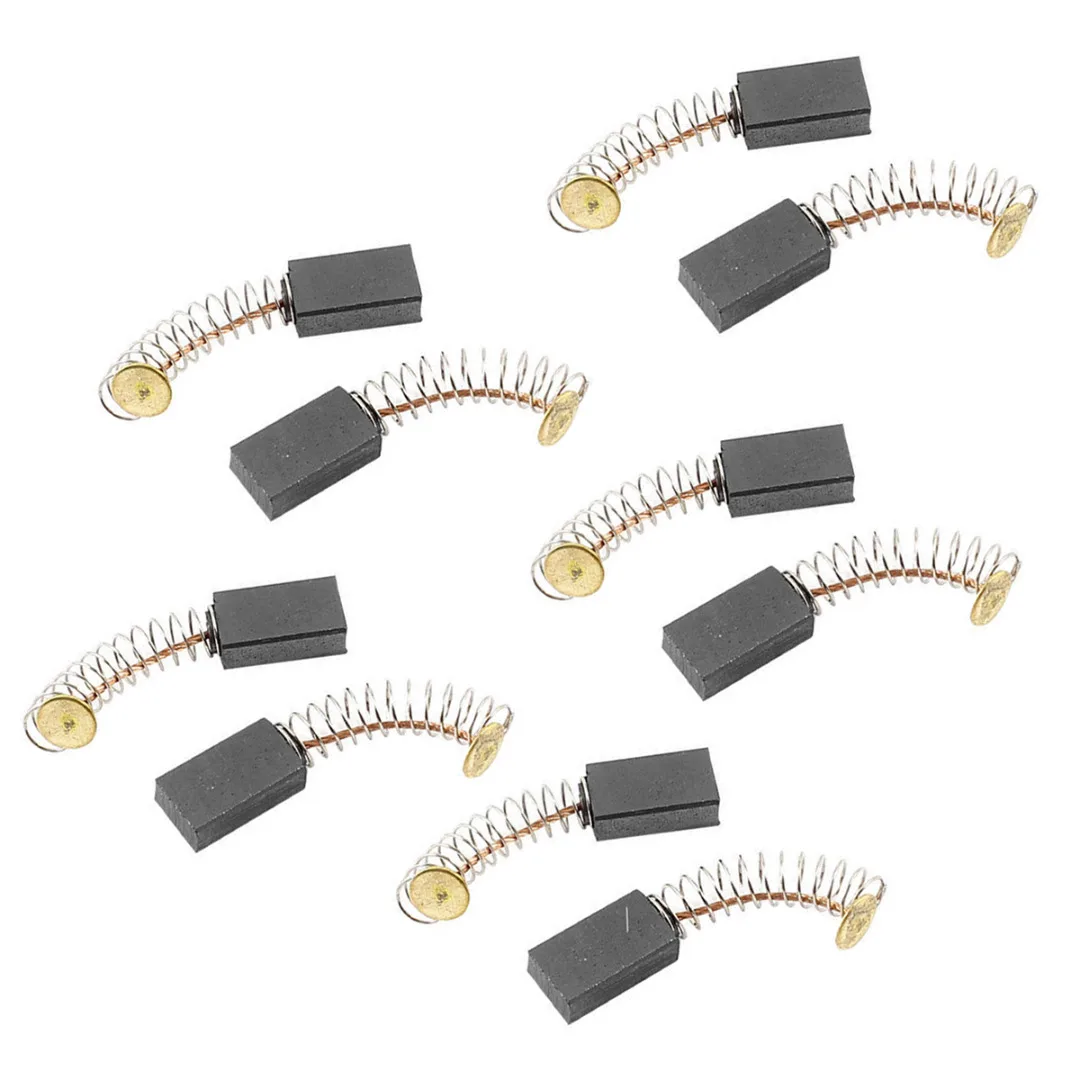 10pcs Mini Carbon Brushes Replacement 14*8*5mm For Generic Electric Motor Repairing Power Tool Mayitr