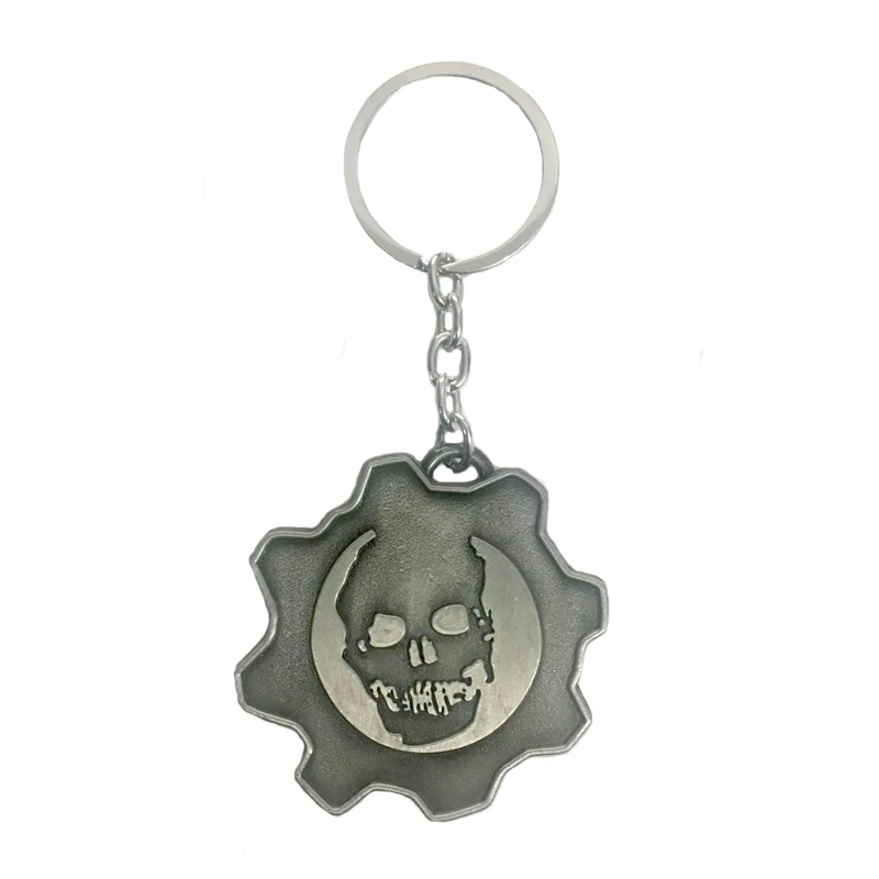 New Online Game Gears Of War Keychain Gearwheel Ship Metal Sliver Key Chain Ring Holder Llaveros Chaveiro Men Women Gift Jewelry
New Online Game Gears Of War Keychain Gearwheel Ship Metal Sliver Key Chain Ring Holder Llaveros Chaveiro Men Women Gift Jewelry