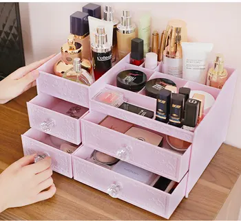 Cosmetic storage box dressing table desktop large drawer skin care storage box plastic storage shelf
Cosmetic storage box dressing table desktop large drawer skin care storage box plastic storage shelf
