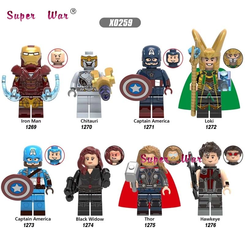 1Set Marvel Comics Series 2 IronMan Black Widow Thor Hawkeye Captain America War Machine Nebula building blocks toy for children
1Set Marvel Comics Series 2 IronMan Black Widow Thor Hawkeye Captain America War Machine Nebula building blocks toy for children