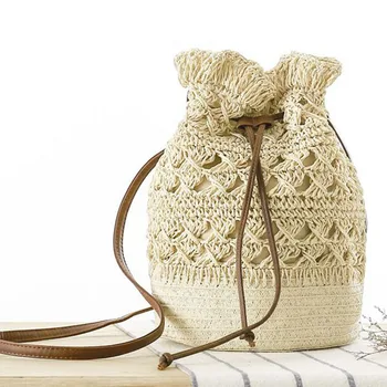 WILIAMGANU New Women Bag Hollow Bucket Vacation Woven Beach Leather Crossbody Bag Straw weaving Designer Shoulder Bags For Women
WILIAMGANU New Women Bag Hollow Bucket Vacation Woven Beach Leather Crossbody Bag Straw weaving Designer Shoulder Bags For Women