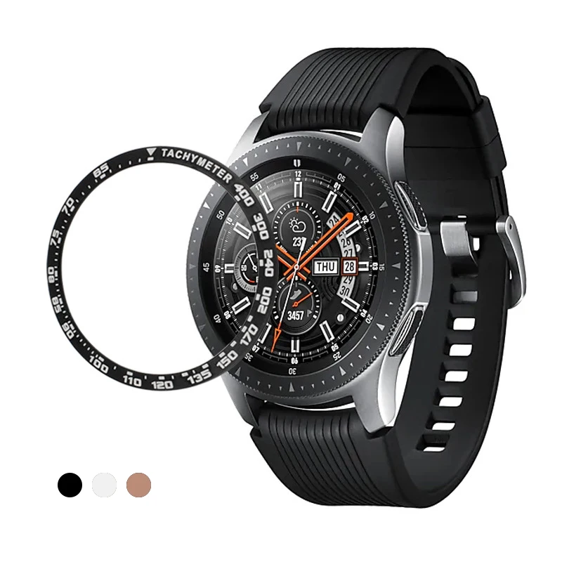 Gear S3 Ring For Samsung Galaxy Watch 46mm 42mm Alloy Ring Adhesive Cover Anti Scratch smart watch Accessories
Gear S3 Ring For Samsung Galaxy Watch 46mm 42mm Alloy Ring Adhesive Cover Anti Scratch smart watch Accessories