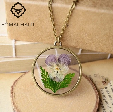 FOMALHAUT pansy Jewelry Crystal flower Glass Necklace Leather Chain Pendant Necklaces For Women XX-47
FOMALHAUT pansy Jewelry Crystal flower Glass Necklace Leather Chain Pendant Necklaces For Women XX-47
