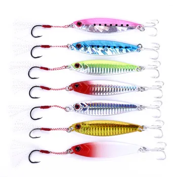 7pcs 30g Fishing Spoon Lure Metal spinner Lure Peche Lures Saltwater Jig Lead Head bait Treble Hook jigging lure bass wobbler
7pcs 30g Fishing Spoon Lure Metal spinner Lure Peche Lures Saltwater Jig Lead Head bait Treble Hook jigging lure bass wobbler