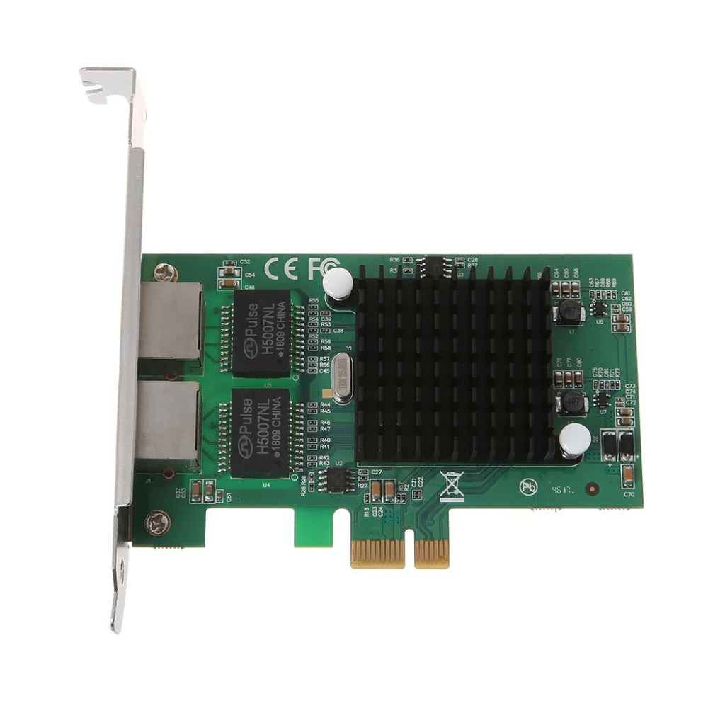 PCI-Express Dual Port 10/100/1000Mbps Gigabit Ethernet Card Server Adapter NIC EXPI9402PT Controller Intel 82571
PCI-Express Dual Port 10/100/1000Mbps Gigabit Ethernet Card Server Adapter NIC EXPI9402PT Controller Intel 82571