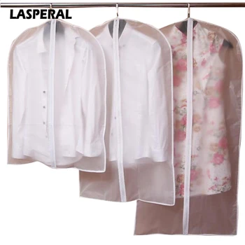 LASPERAL Transparent Wardrobe Storage Bag Hanging Dress Clothes Garment Suit Coat Jacket Dustproof Covers Zipper
LASPERAL Transparent Wardrobe Storage Bag Hanging Dress Clothes Garment Suit Coat Jacket Dustproof Covers Zipper