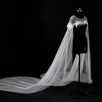 Wholesale wedding accessories 2019 new Scoop neck lace short sleeve 3M white wedding evening capes real photo bridal bolero 
Wholesale wedding accessories 2019 new Scoop neck lace short sleeve 3M white wedding evening capes real photo bridal bolero