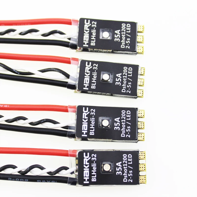 HAKRC BLHeli_32 Bit 35A 2-5S ESC Built-in LED Support Dshot1200 Multishot for RC Models Multicopter Spare Part Frame DIY
HAKRC BLHeli_32 Bit 35A 2-5S ESC Built-in LED Support Dshot1200 Multishot for RC Models Multicopter Spare Part Frame DIY