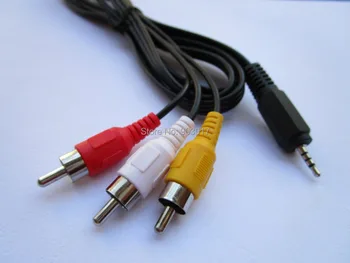 25 Pcs Nickel plated 2.5mm Mini AV Plug to 3 Color RCA Male Plug Adapter Audio Video Cable 150cm
25 Pcs Nickel plated 2.5mm Mini AV Plug to 3 Color RCA Male Plug Adapter Audio Video Cable 150cm