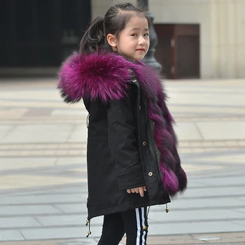 Children Fox Fur Liner Coat Detachable Jackets Girls Winter Warm Parkas Raccoon Fur Hooded Boys Fur Jacket Outerwear TZ243
Children Fox Fur Liner Coat Detachable Jackets Girls Winter Warm Parkas Raccoon Fur Hooded Boys Fur Jacket Outerwear TZ243