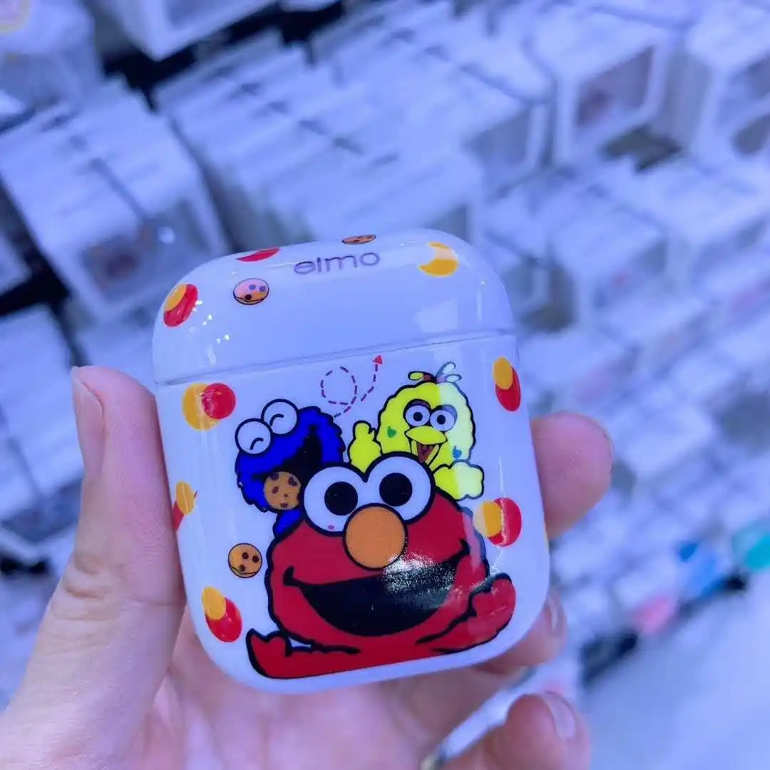 Cute transparent cartoon Sesame Street Headphones Hard Case for airpods Cover Silicone Wireless Bluetooth Skin Headphones Pack
Cute transparent cartoon Sesame Street Headphones Hard Case for airpods Cover Silicone Wireless Bluetooth Skin Headphones Pack