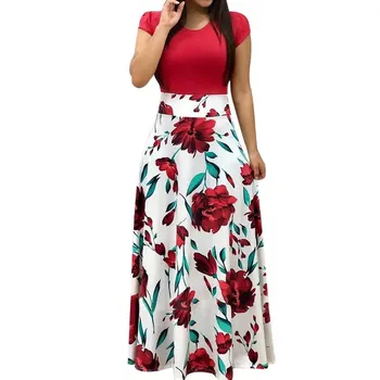 NIBESSER Women Stylish Torridity Patchwork Maxi Dress 2018 Casual Sleeve Boho Beach Long Dress Vestidos
NIBESSER Women Stylish Torridity Patchwork Maxi Dress 2018 Casual Sleeve Boho Beach Long Dress Vestidos