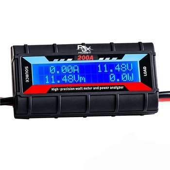 200A High Precision Power Meter 0-60V LCD Display Checker Voltage Current Model Tester Analyzer for RC Drone
200A High Precision Power Meter 0-60V LCD Display Checker Voltage Current Model Tester Analyzer for RC Drone