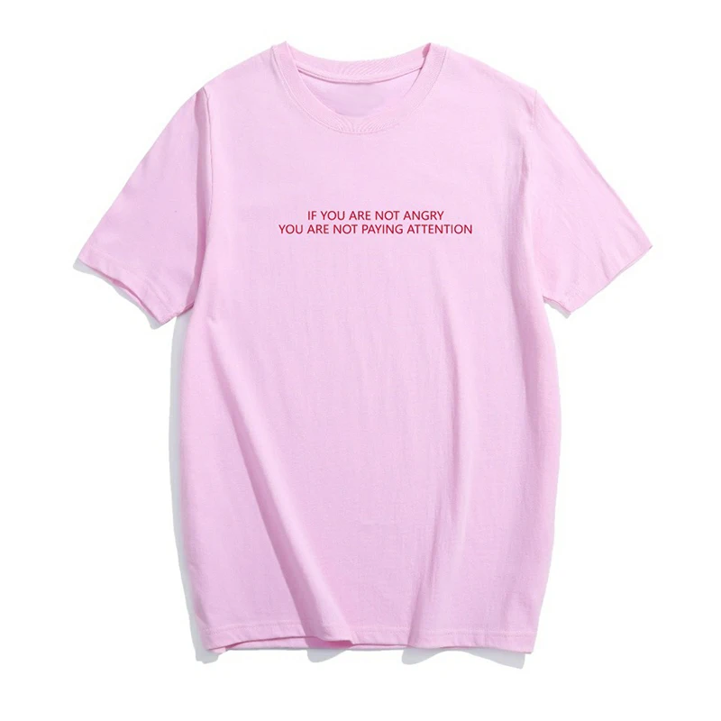 if you are not angry you are not paying attention red Women tshirt Cotton Casual Funny t shirt For Lady Top Tee Hipster
if you are not angry you are not paying attention red Women tshirt Cotton Casual Funny t shirt For Lady Top Tee Hipster
