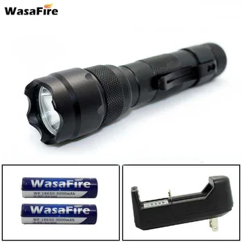Hight Quality Wasafire 502B 5 Modes XML T6 2000 Lumens Tactical Flashlights Torch Light + 2*18650 Rechargeable Battery + Charger
Hight Quality Wasafire 502B 5 Modes XML T6 2000 Lumens Tactical Flashlights Torch Light + 2*18650 Rechargeable Battery + Charger