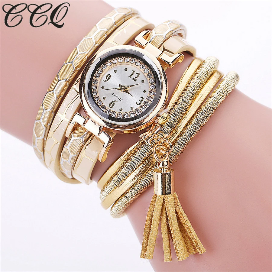 CCQ Brand Fashion Women Bracelet Watch Casual Luxury Multilayer Leather Bracelet Watch Watched Gift Relogio Feminino Gift 2101
CCQ Brand Fashion Women Bracelet Watch Casual Luxury Multilayer Leather Bracelet Watch Watched Gift Relogio Feminino Gift 2101