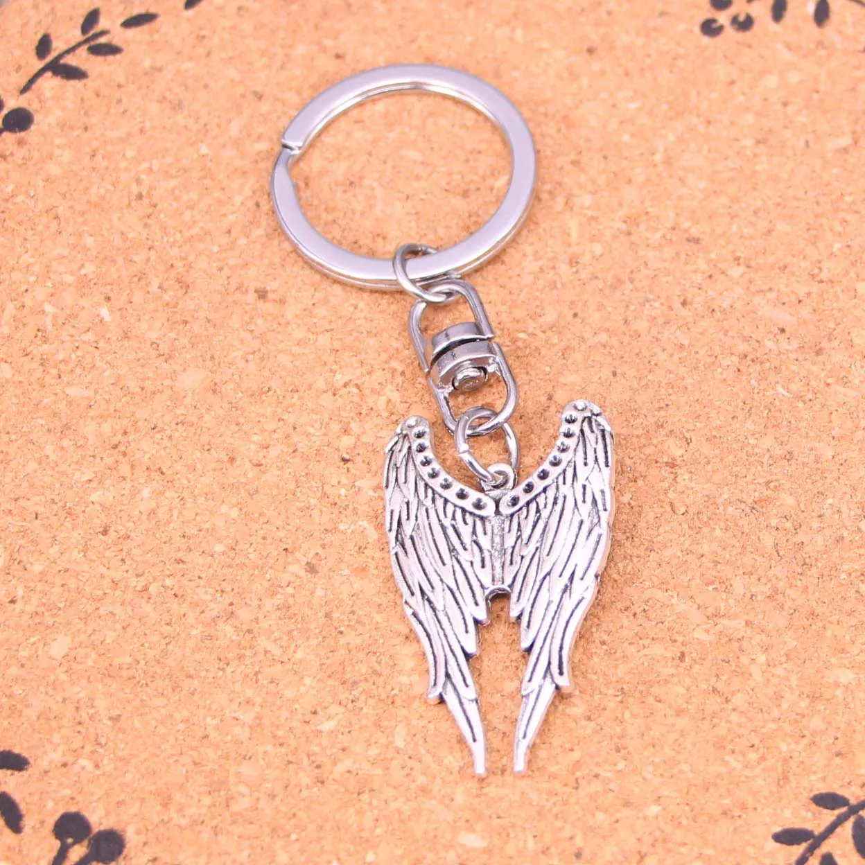 Fashion angel wings Keychain Pendant Key Rings Shoulder Bag Purse Car Accessories for Women Girl Kids | Украшения и аксессуары