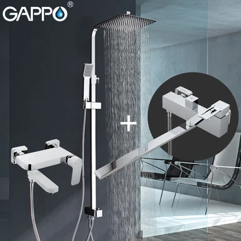 

GAPPO shower faucets waterfall faucets bath shower mixer faucet bath tub brass rainfall Bathtub taps shower system