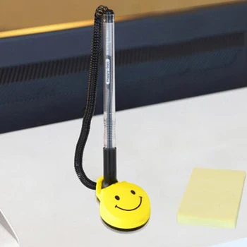 8Pcs/lot 0.5mm Desktop Gel Pens Holder Swivel Stand Smile Face Desk Office Front Desk Counter Pen Pasted Signing Pen Papelaria
8Pcs/lot 0.5mm Desktop Gel Pens Holder Swivel Stand Smile Face Desk Office Front Desk Counter Pen Pasted Signing Pen Papelaria