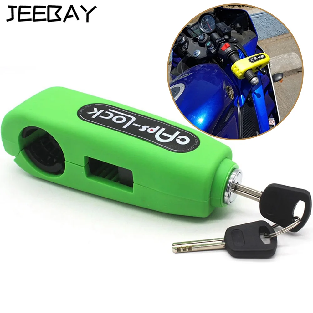 Universal Motorcycle Grip anti theft Security Lock Scooter Handlebar Lock moto Brake Protection Lock with two key for Yamaha
Universal Motorcycle Grip anti theft Security Lock Scooter Handlebar Lock moto Brake Protection Lock with two key for Yamaha