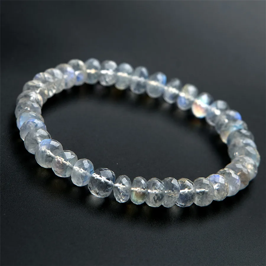 100% 6mm Genuine Blue Light Natural Moonstone Labradorite Bracelets Gemstone Crystal Faced Abacus Bead Woman Lady Bracelet AAAAA
100% 6mm Genuine Blue Light Natural Moonstone Labradorite Bracelets Gemstone Crystal Faced Abacus Bead Woman Lady Bracelet AAAAA