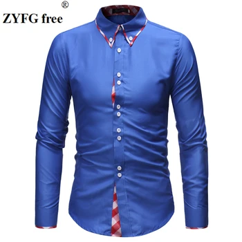 Fashion brand men's simple casual shirt top solid color turn-down collar long-sleeved shirts tide take youth vitality shirt
Fashion brand men's simple casual shirt top solid color turn-down collar long-sleeved shirts tide take youth vitality shirt