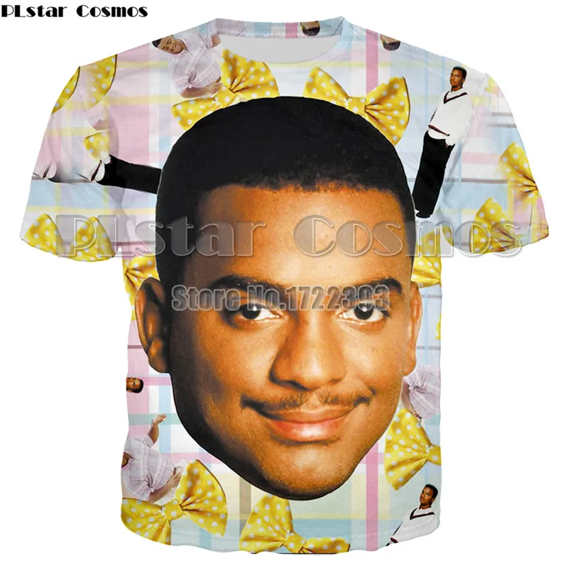 3d Print Funny Character T-Shirt Fresh Prince of Bell Air Carlton Banks Printed Summer T shirt for Men/Women Casual Tees Tops
3d Print Funny Character T-Shirt Fresh Prince of Bell Air Carlton Banks Printed Summer T shirt for Men/Women Casual Tees Tops