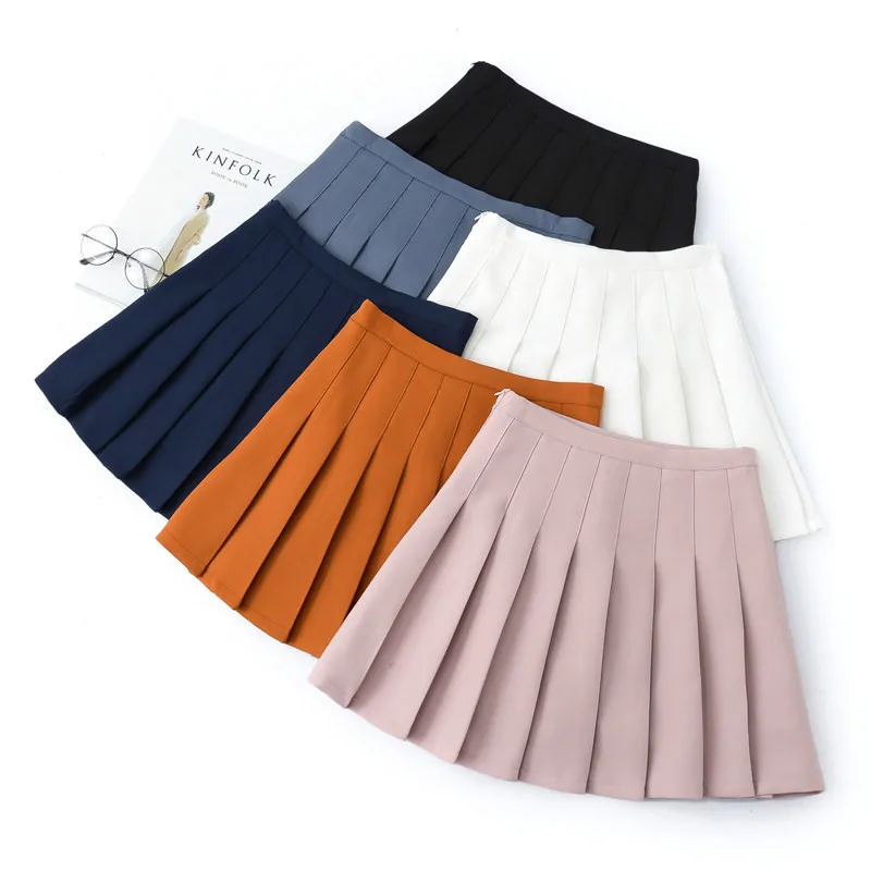 Women Clothes New High Waist Solid Color Pleated Women Skirt Female Summer and Autumn White Anti-going Black A Word Skirt
Women Clothes New High Waist Solid Color Pleated Women Skirt Female Summer and Autumn White Anti-going Black A Word Skirt