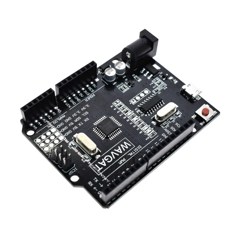 WAVGAT For Arduino UNO R3 Development board High quality UNO R3 CH340G For ATMEGA328P 16Mhz ATMEGA328P-AU
WAVGAT For Arduino UNO R3 Development board High quality UNO R3 CH340G For ATMEGA328P 16Mhz ATMEGA328P-AU