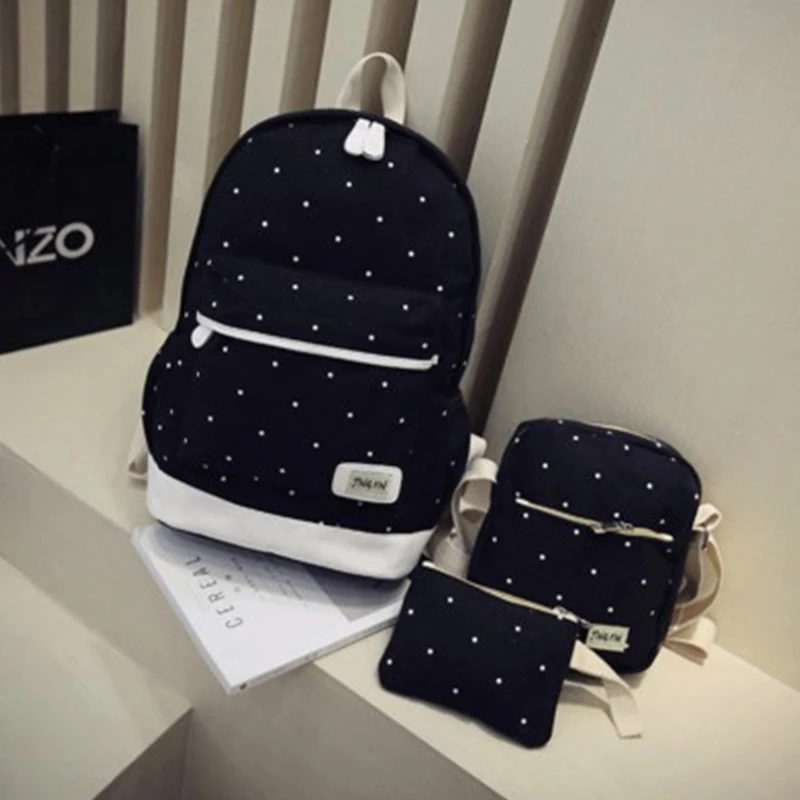 HCH-3pcs Set Women Canvas Backpack Big Student Book Bag with Purse Laptop Bag High Quality Ladies School
HCH-3pcs Set Women Canvas Backpack Big Student Book Bag with Purse Laptop Bag High Quality Ladies School