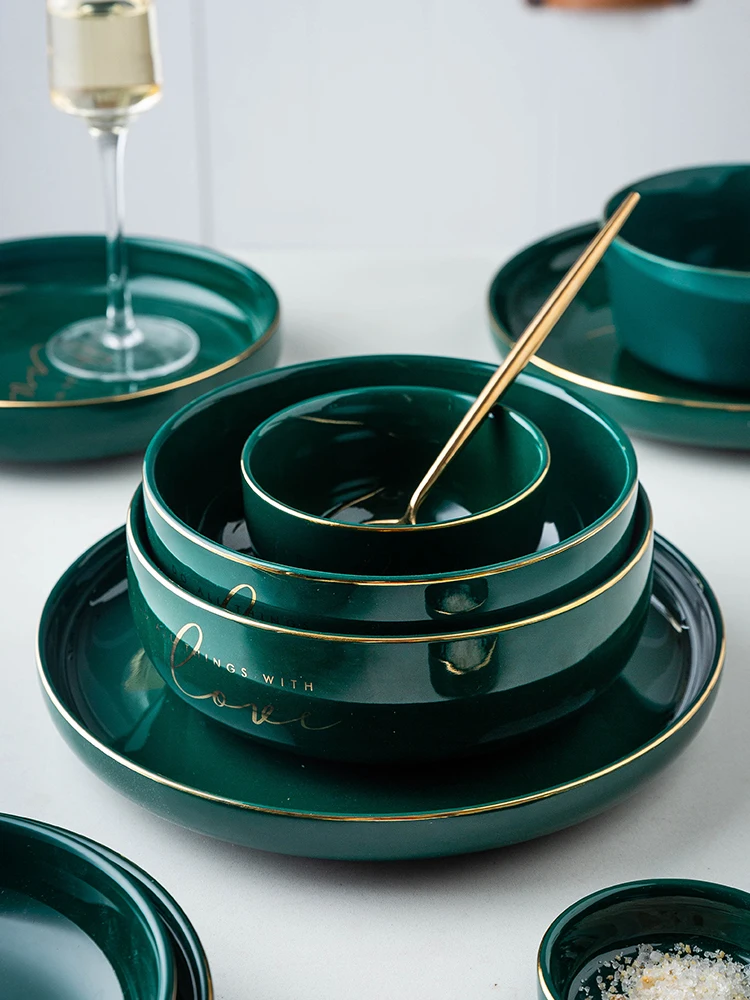 Moyu European Home Ceramic Bowl Set Simple Personality Steakhouse Rice Bowl Soup Bowl
Moyu European Home Ceramic Bowl Set Simple Personality Steakhouse Rice Bowl Soup Bowl