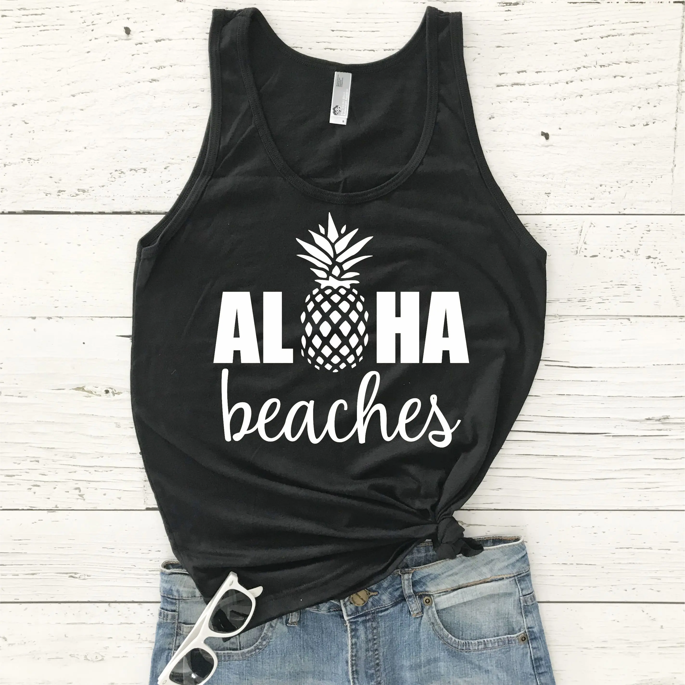 New Women Tank Tops Summer Sleeveless Aloha Beaches Pineapple Racerback Tank Tops Fashion Summer Casual O-Neck Ladies Tops Tee
New Women Tank Tops Summer Sleeveless Aloha Beaches Pineapple Racerback Tank Tops Fashion Summer Casual O-Neck Ladies Tops Tee