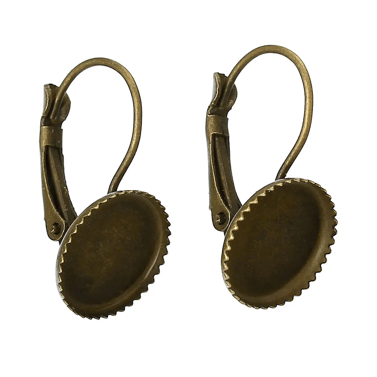 DoreenBeads Zinc Metal Alloy Alloy Earrings Findings Round Antique Bronze Cabochon Settings(Fit 12mm)23mm x13mm,4 PCs
DoreenBeads Zinc Metal Alloy Alloy Earrings Findings Round Antique Bronze Cabochon Settings(Fit 12mm)23mm x13mm,4 PCs