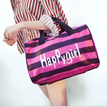 2019 Newest Women's Gym Sports Travel Bag Duffle Weekend Handbag Shoulder Bag Travel Luggage Pink Striped Nylon Foldable Bag
2019 Newest Women's Gym Sports Travel Bag Duffle Weekend Handbag Shoulder Bag Travel Luggage Pink Striped Nylon Foldable Bag