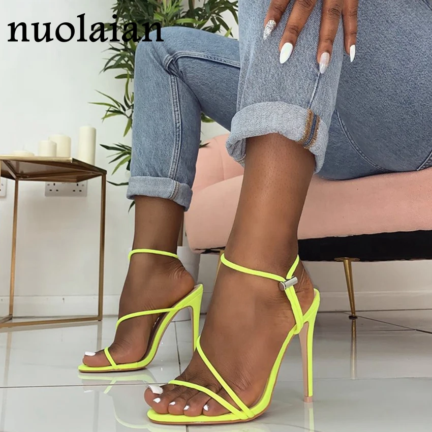 11CM High Heel Shoes Ladies Summer Sandals Woman Sandal Shoe Party Wedding Pumps Women High Heels Cross-Tied Ankle Strap Shoes
11CM High Heel Shoes Ladies Summer Sandals Woman Sandal Shoe Party Wedding Pumps Women High Heels Cross-Tied Ankle Strap Shoes