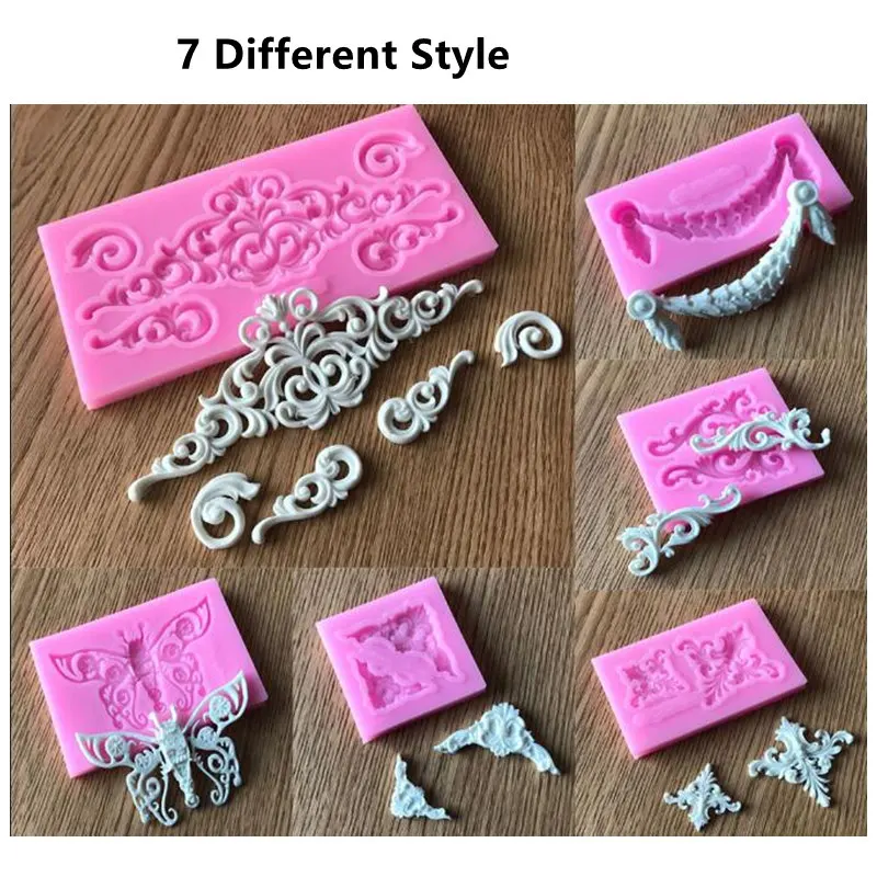 European-style Carve Patterns Lace Border Border Silicone Chocolate Candy Mold Cake Decorating Sugar Craft Pastry Decorating
European-style Carve Patterns Lace Border Border Silicone Chocolate Candy Mold Cake Decorating Sugar Craft Pastry Decorating