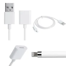 1m USB Male For Lightning 8-Pin Female Charging Adapter Cable For iPad Pro Pencil 1m USB Male For Lightning 8-Pin Female Charging Adapter Cable For iPad Pro Pencil