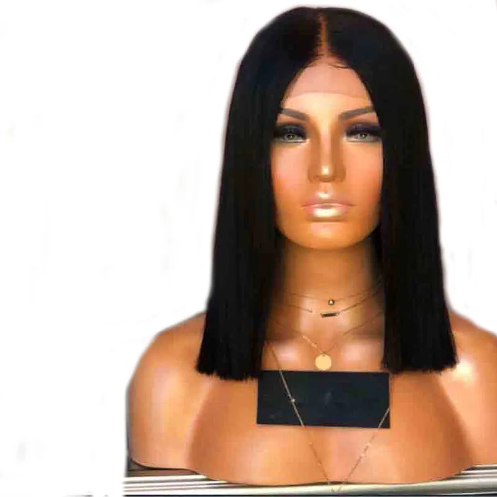 130 Density Short Straight Bob Lace Front Human Hair Wig With Baby Hair Pre Plucked Brazilian Remy invisible Lace Wig Atina
130 Density Short Straight Bob Lace Front Human Hair Wig With Baby Hair Pre Plucked Brazilian Remy invisible Lace Wig Atina