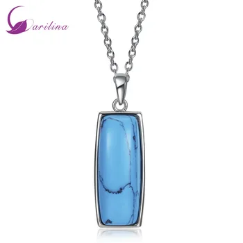Blue Stone Silver Color Necklace High Fashion Necklace Elegant Square Blue Stone Necklace Fow Women P2014
Blue Stone Silver Color Necklace High Fashion Necklace Elegant Square Blue Stone Necklace Fow Women P2014