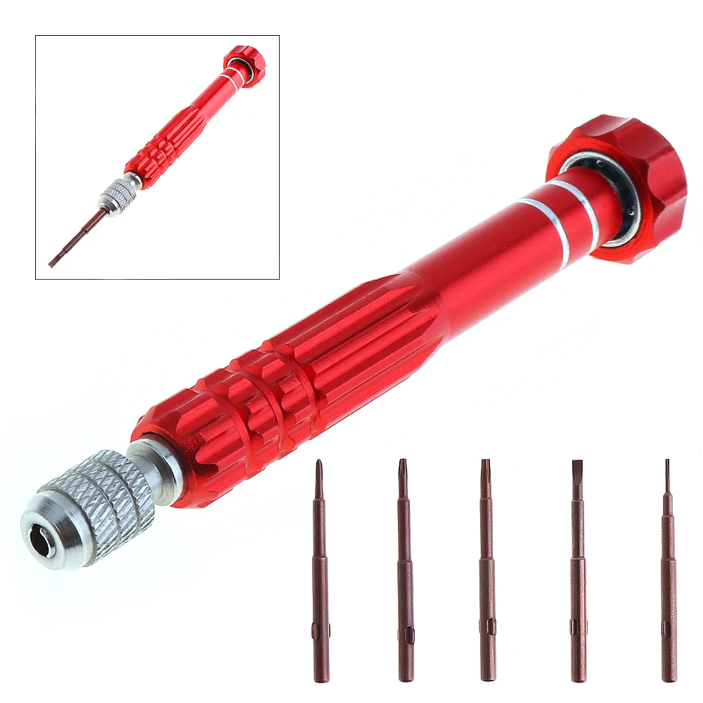 Multifunction 5 in 1 Screwdriver with Phillips Slotted Pentagon T Type for Mobile Phone / Computer Repair
Multifunction 5 in 1 Screwdriver with Phillips Slotted Pentagon T Type for Mobile Phone / Computer Repair