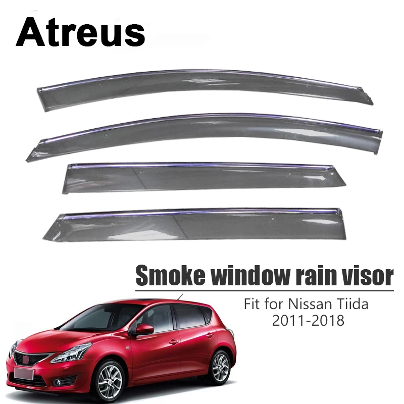 Козырек от солнца и дождя Atreus для Nissan Tiida C12 2011 2012 2013 2014 2016 2015 2017 2018 | Автомобили